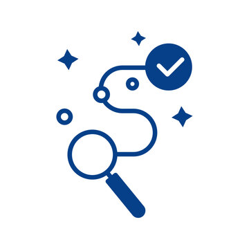 Traceability icon on white ,vector illustration, pictogram isolated on white background. color editable
