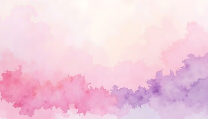 Obraz premium Pink and Purple Watercolor Texture Background for Abstract Art Design