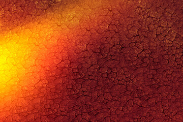 Unique textured surface displaying a deep reddish hue and intricate patterns resembling natural formations