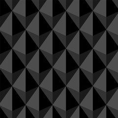 Pattern in gray tones. Geometric background. Seamless 3D gray background. Wrapping, wallpaper, fabric
