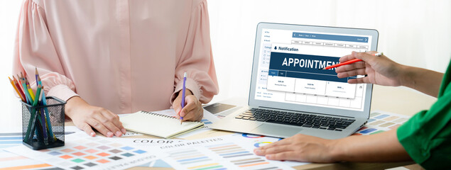Online applointment booking calendar for brisk regristration on the internet website