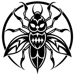 Fototapeta premium black and white shield