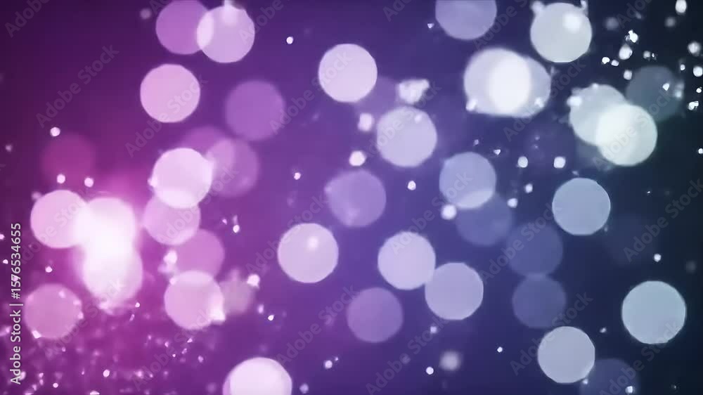 Poster abstract background of blurred lights and sparkling dust particles. festive and celebratory mood wit