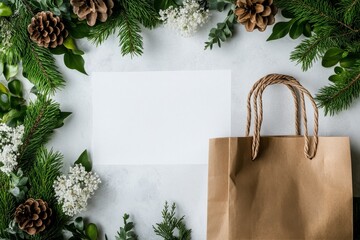 Crafting a Festive Gift Arrangement With Natural Elements and Neutral Tones