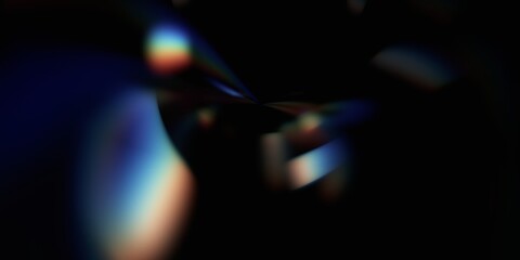 Abstract background with colorful glowing lights, 3d render