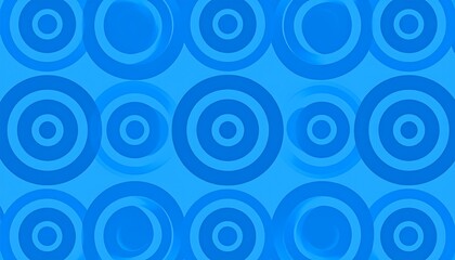 Abstract blue circles pattern