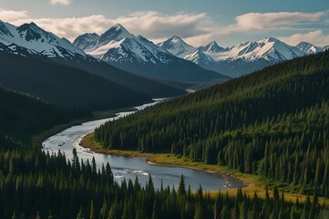 lake in the mountains