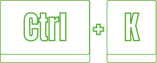 keyboard combination vector 