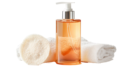 Makeup Remover Oil for Gentle Makeup Removal - Isolated on White Background