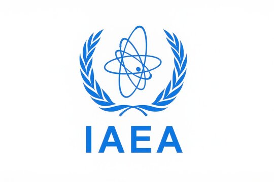 The official logo of the IAEA (International Atomic Energy Agency), representing the organization's commitment to the safe, secure, and peaceful uses of nuclear science and technology.