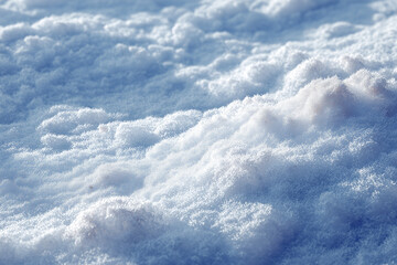 Granular Snowy Surface with Soft Natural Light