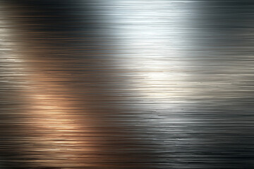 Brushed Steel Surface with Reflective Highlights