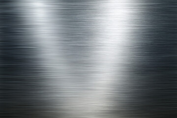Brushed Steel Surface with Reflective Highlights