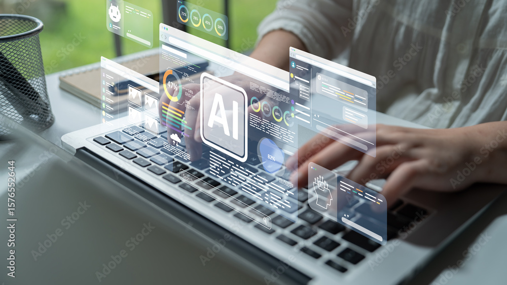 Poster ai assistant with llm, big data, machine learning, and generative ai powers prompt engineering and s