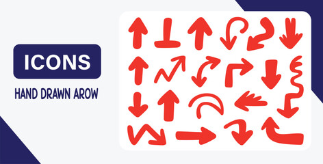 Hand-Drawn Arrow Icons A Collection of Unique and Versatile Arrow Designs for Your Projects