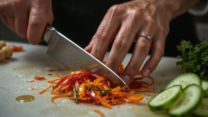 chef preparing food