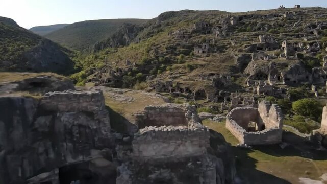 The ancient ruins of phrygian valley in turkey reveal a rich history etched into the rocky landscape, inviting exploration and discovery