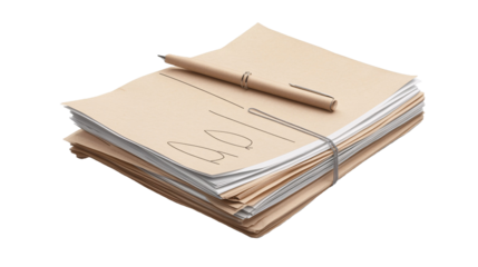 Purchase Order for Business Procurement and Transactions - Isolated on White Background