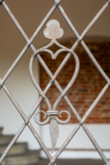Ornate Iron Gate Detail, Olsztyn Old Town, Poland