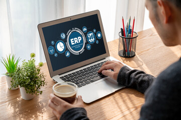 ERP enterprise resource planning software for modish business to plan the marketing strategy