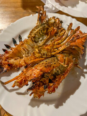 Brazil, Barreirinhas- 2023, May: Grilled lobster 