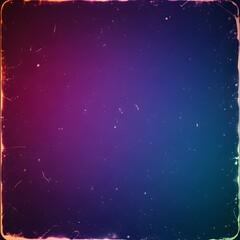 Fototapeta premium Distressed vintage film grain overlay texture with vibrant gradient, ideal for retro photo effects