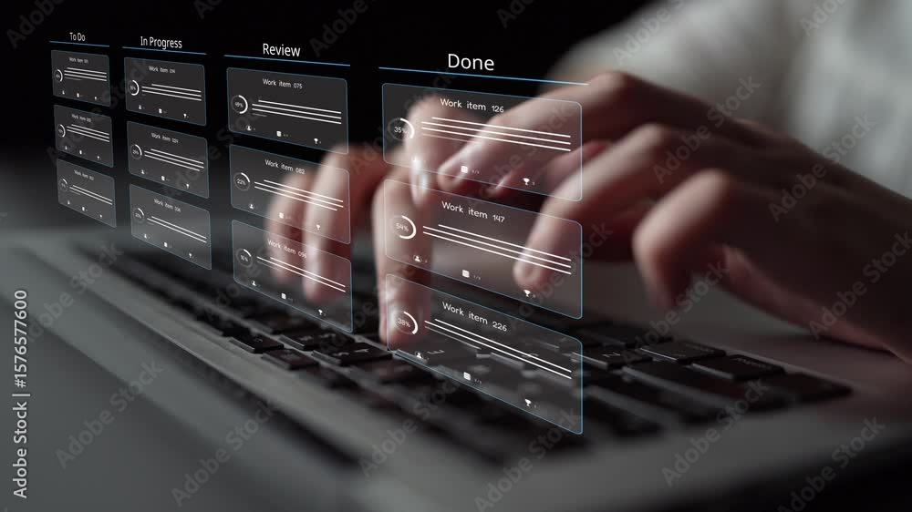 Poster task management, project organization, task prioritization, workflow optimization, and project manag