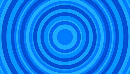 Blue concentric circles (5)