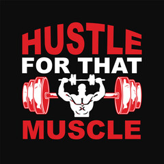 Gym Fitness T-shirt Design template