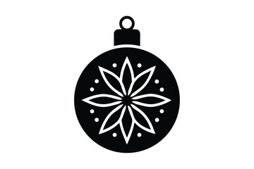 christmas ornament vector icon