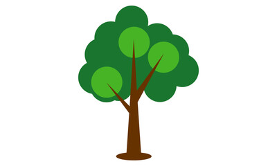 Fototapeta premium vector illustration of tree design