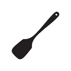 Black Spatula Silhouette For Cooking And Baking Icon Design
