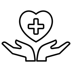 Healthcare Outline Icon