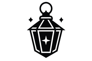 festive lantern vector icon