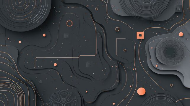 Technological Background with Sleek Design Elements, Futuristic Theme for Modern Presentations