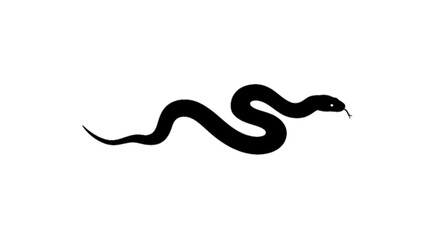 Sleek Serpent Silhouette