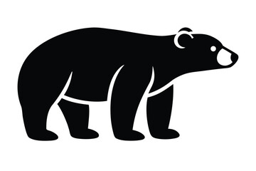 polar bear vector icon