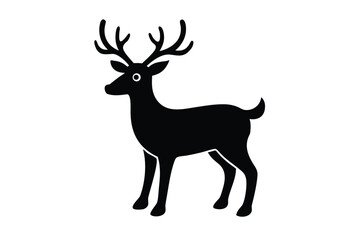 reindeer vector icon