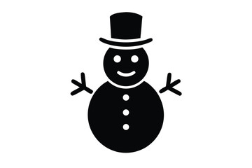 snowman vector icon