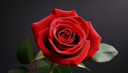 single red rose