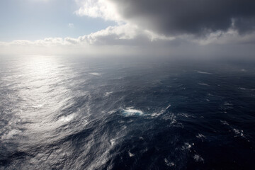 aerial photography vast beauty of ocean and sea surfaces showcasing dynamic impact of weather on their appearance
