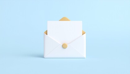 Email envelope with message