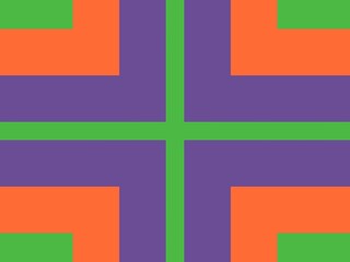 Geometric abstract background with purple, orange, and green color blocks, perfect for modern and contemporary designs