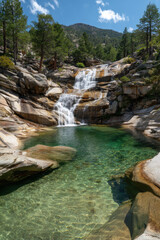 Naklejka premium captivating summer landscapes showcasing natural beauty of rivers and waterfalls across all states of usa