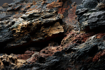 Dynamic Earthscapes: The Intricate Beauty of Volcanic Rock Formations