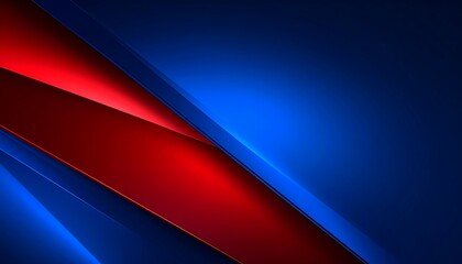 Abstract 3D Red and Blue Background with Geometric Design for Presentations  Web.