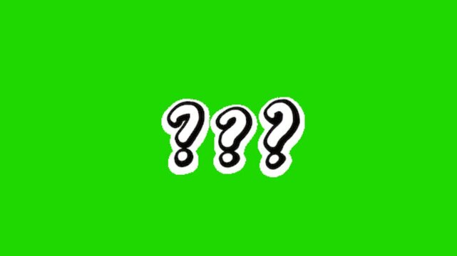 question animation
