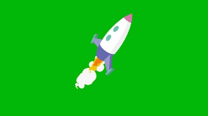 rocket animation - Powered by Adobe