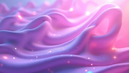 Abstract Wavy Texture with Sparkling Particles in Soft Light