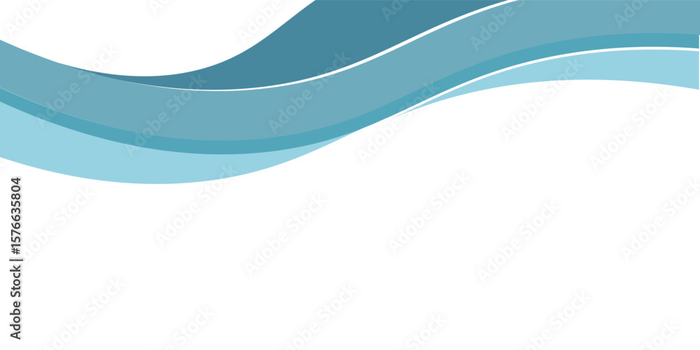 Poster green turquoise and blue vector background overlap layer with spaces for background header design